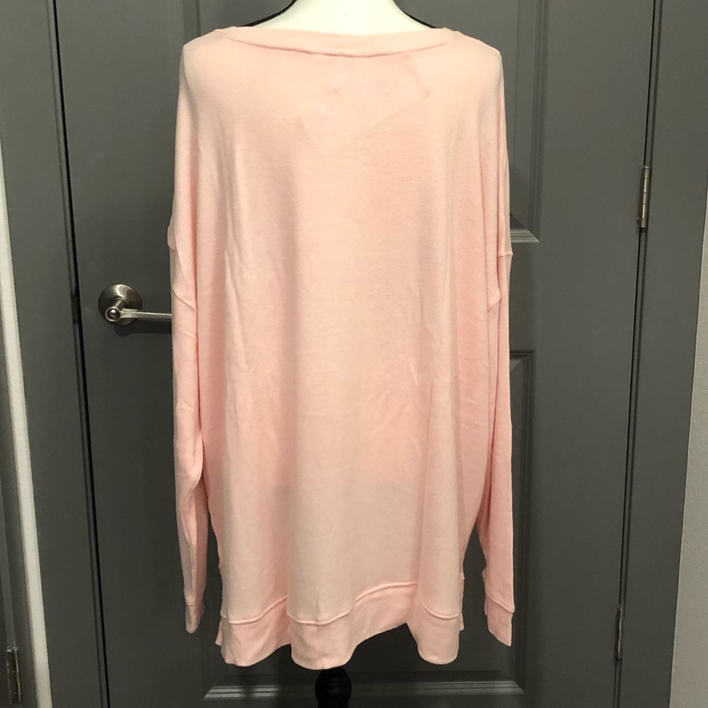 Three Dots Pink Tunic - Picture 3 of 4